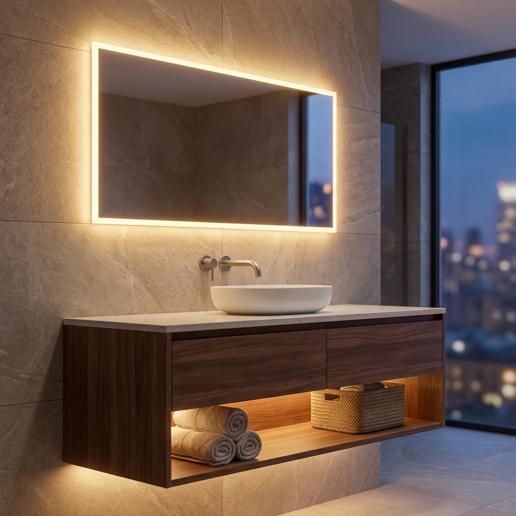 Espejo con Iluminación LED