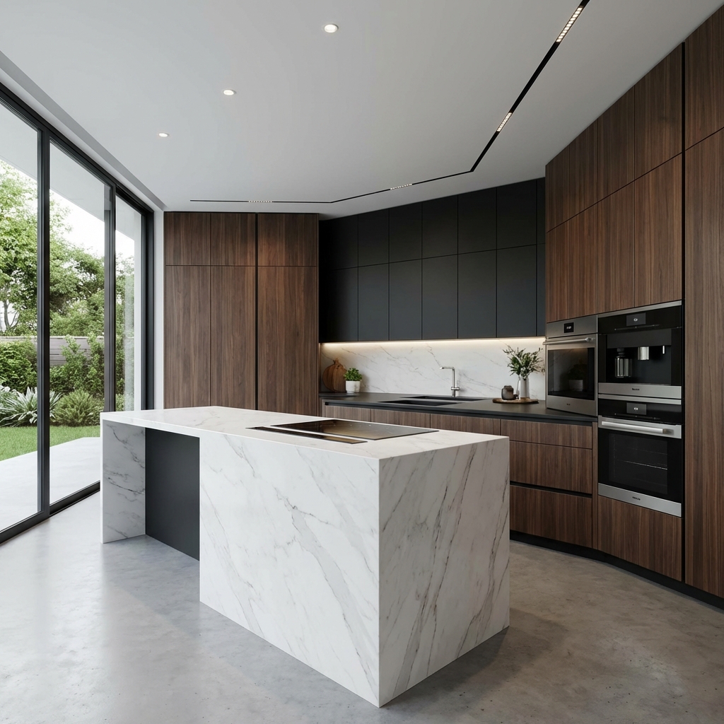 Cocina Negra Moderna